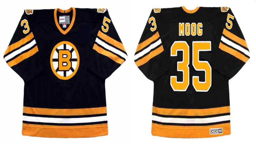 2019 Men Boston Bruins #35 Moog Black CCM NHL jerseys->boston bruins->NHL Jersey